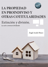 E-book, La propiedad en proindiviso y otras cotitularidades : extinción y división : la actio communi dividundo, Dykinson