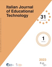 Fascículo, Italian journal of educational technology : 31, 1, 2023, Firenze University Press