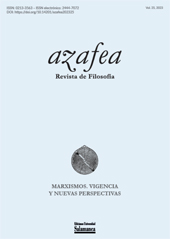 Fascículo, Azafea : revista de filosofía : 25, 2023, Ediciones Universidad de Salamanca
