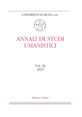 Fascículo, Annali di studi umanistici : XI, 2023, Cadmo