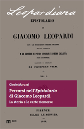 E-book, Percorsi nell'Epistolario di Giacomo Leopardi : la storia e le carte riemerse, Marozzi, Gioele, author, Eum