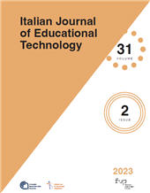 Fascículo, Italian journal of educational technology : 31, 2, 2023, Firenze University Press