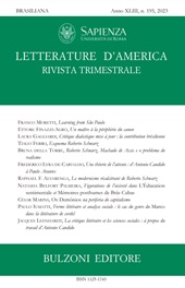 Fascicule, Letterature d'America : rivista trimestrale : XLIII, 195, 2023, Bulzoni