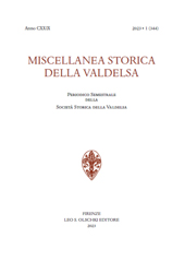 Heft, Miscellanea storica della Valdelsa : 344, 1, 2023, L.S. Olschki