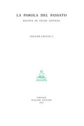 Artikel, Nuovo documento epigrafico da Fratte (Salerno), L.S. Olschki