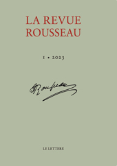 Zeitschrift, La Revue Rousseau, Le Lettere