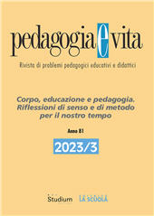 Fascicolo, Pedagogia e vita : rivista di problemi pedagogici, educativi e didattici : 81, 3, 2023, Studium