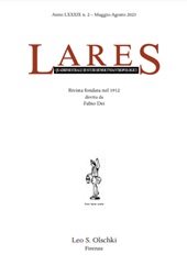 Articolo, Apparizioni : l'immaginario e il senso dei luoghi, L.S. Olschki