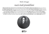 E-book, Nuovi studi pirandelliani : vol. 19, Salvaggio, Mirella, Pellegrini