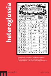 Issue, Heteroglossia : quaderni dell'Istituto di lingue straniere : 19, 2023, EUM-Edizioni Università di Macerata