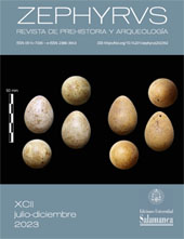 Fascicule, Zephyrus : revista de prehistoria y arqueología : XCII, 2, 2023, Ediciones Universidad de Salamanca