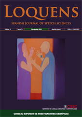 Issue, Loquens : Spanish Journal of speech sciences : 10, 1/2, 2023, CSIC, Consejo Superior de Investigaciones Científicas