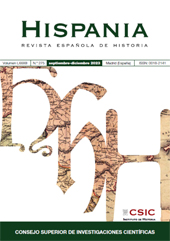 Issue, Hispania : revista española de historia : LXXXIII, 275, 3, 2023, CSIC, Consejo Superior de Investigaciones Científicas