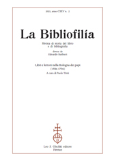 Articolo, Il libro scolastico-educativo a Bologna : l'eredità del passato e le continuità napoleoniche, L.S. Olschki