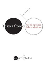 ar, Sulla teoria e la pratica della traduzione del testo poetico, L.S. Olschki