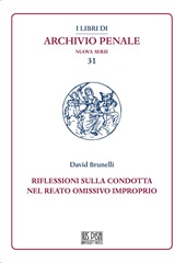 E-book, Riflessioni sulla condotta nel reato omissivo improprio, IUS Pisa University Press