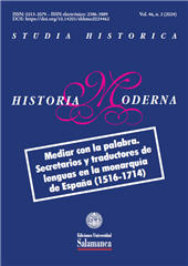 Issue, Studia historica : historia moderna : 46, 2, 2024, Ediciones Universidad de Salamanca