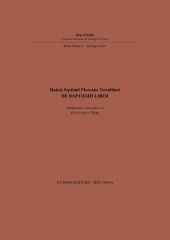 E-book, Quinti Septimii Florentis Tertulliani De baptismo liber, 
