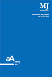 Issue, Mimesis Journal : scritture della performance : 12, 2, 2023, Accademia University Press