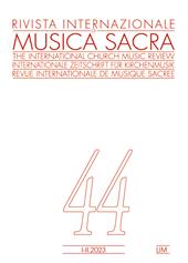 Fascículo, Rivista internazionale di musica sacra : XLIV, 1/2, 2023, Libreria musicale italiana
