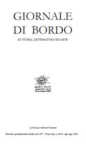 Fascicolo, Giornale di bordo, di storia, letteratura ed arte : 62/63, 1/2, 2023, LoGisma