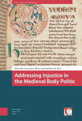 eBook, Addressing Injustice in the Medieval Body Politic, Amsterdam University Press