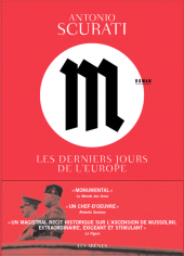 eBook, M, les derniers jours de l'Europe, Éditions Les Arènes