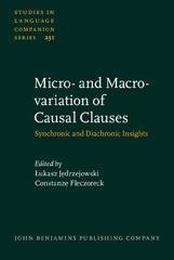 eBook, Micro- and Macro-variation of Causal Clauses, John Benjamins Publishing Company