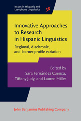 eBook, Innovative Approaches to Research in Hispanic Linguistics, John Benjamins Publishing Company