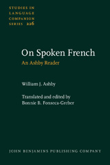 eBook, On Spoken French, John Benjamins Publishing Company