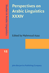 eBook, Perspectives on Arabic Linguistics XXXIV, John Benjamins Publishing Company