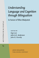 E-book, Understanding Language and Cognition through Bilingualism, John Benjamins Publishing Company