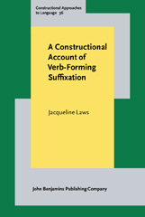 eBook, A Constructional Account of Verb-Forming Suffixation, John Benjamins Publishing Company