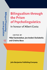 E-book, Bilingualism through the Prism of Psycholinguistics, John Benjamins Publishing Company