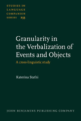 E-book, Granularity in the Verbalization of Events and Objects, John Benjamins Publishing Company