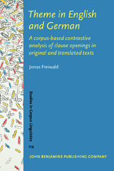 eBook, Theme in English and German, Freiwald, Jonas, John Benjamins Publishing Company