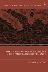 E-book, The Changing Role of Citizens in EU Democratic Governance, Bloomsbury Publishing