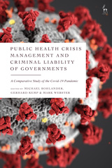 eBook, Public Health Crisis Management and Criminal Liability of Governments, Bloomsbury Publishing