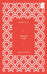 E-book, Key Ideas in Trusts Law, Bloomsbury Publishing