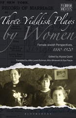 E-book, Three Yiddish Plays by Women, Bloomsbury Publishing
