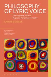 E-book, Philosophy of Lyric Voice : The Cognitive Value of Page and Performance Poetry, Bloomsbury Publishing