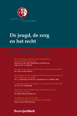 E-book, De jeugd, de zorg en het recht : Preadviezen Vereniging voor Gezondheidsrecht, Koninklijke Boom uitgevers
