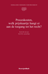 E-book, Proceskosten, welk prijskaartje hangt er aan de toegang tot het recht?, van der Meer, Herman, Koninklijke Boom uitgevers