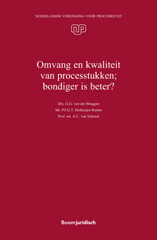 E-book, Omvang en kwaliteit van processtukken; bondiger is beter?, Koninklijke Boom uitgevers