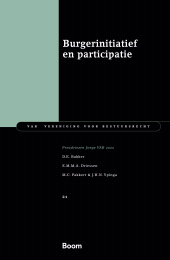 E-book, Burgerinitiatief en participatie : Preadviezen, Koninklijke Boom uitgevers