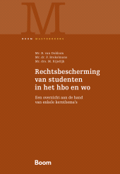 E-book, Rechtsbescherming van studenten in het hbo en wo : Een overzicht aan de hand van enkele kernthema's, Koninklijke Boom uitgevers