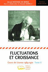 E-book, Fluctuations et croissance : Cours de licence 1969 - 1970, Editions Campus Ouvert
