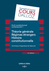 E-book, Droit constitutionnel contemporain : Théorie générale Régimes étrangers Histoire constit, Éditions Dalloz