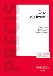E-book, Droit du travail 2024/2025, Éditions Dalloz