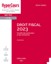E-book, Droit fiscal 2023 : Fiscalité des particuliers et des entreprises, Éditions Dalloz
